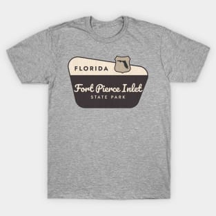 Fort Pierce Inlet State Park Florida Welcome Sign T-Shirt